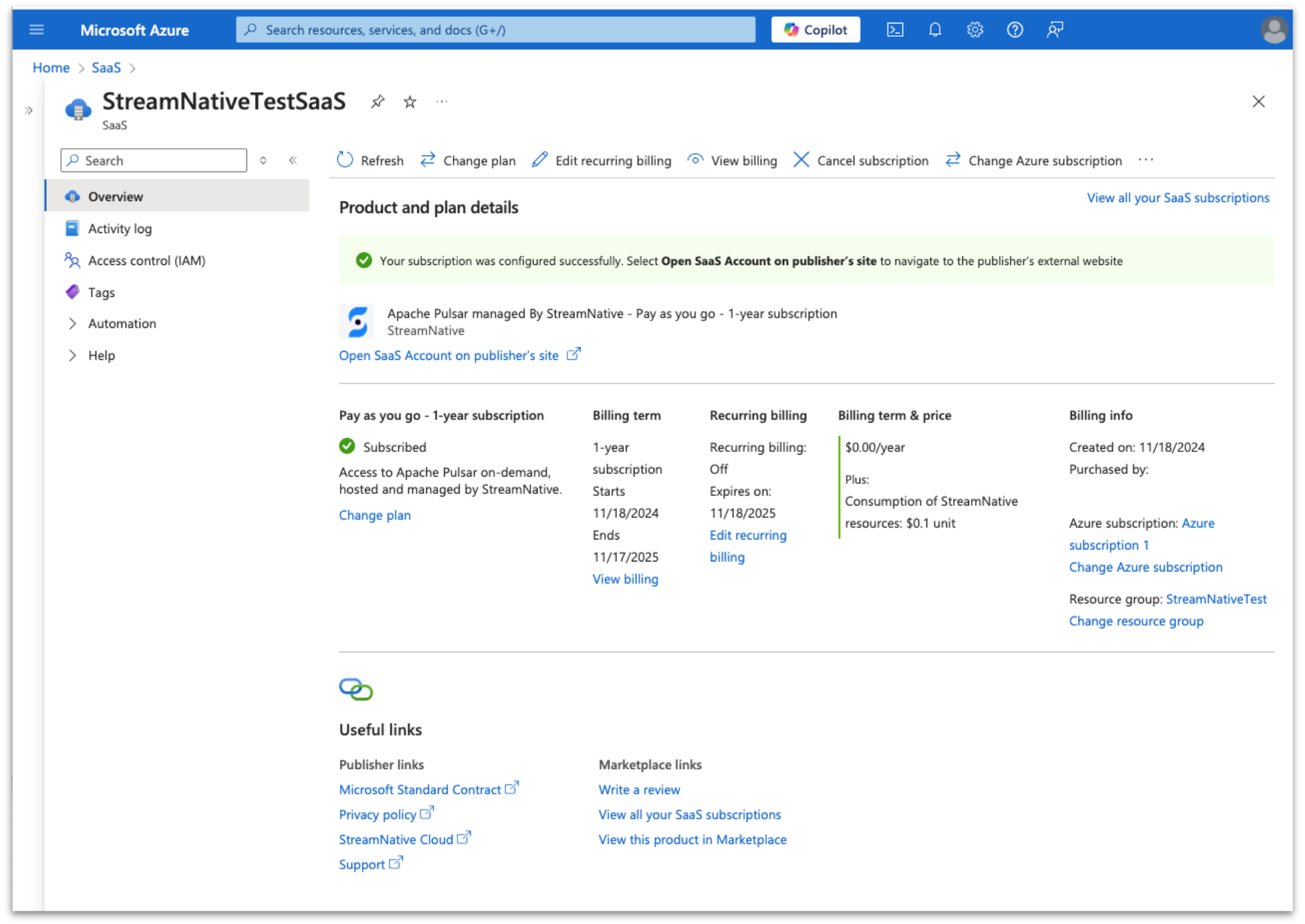 View logs